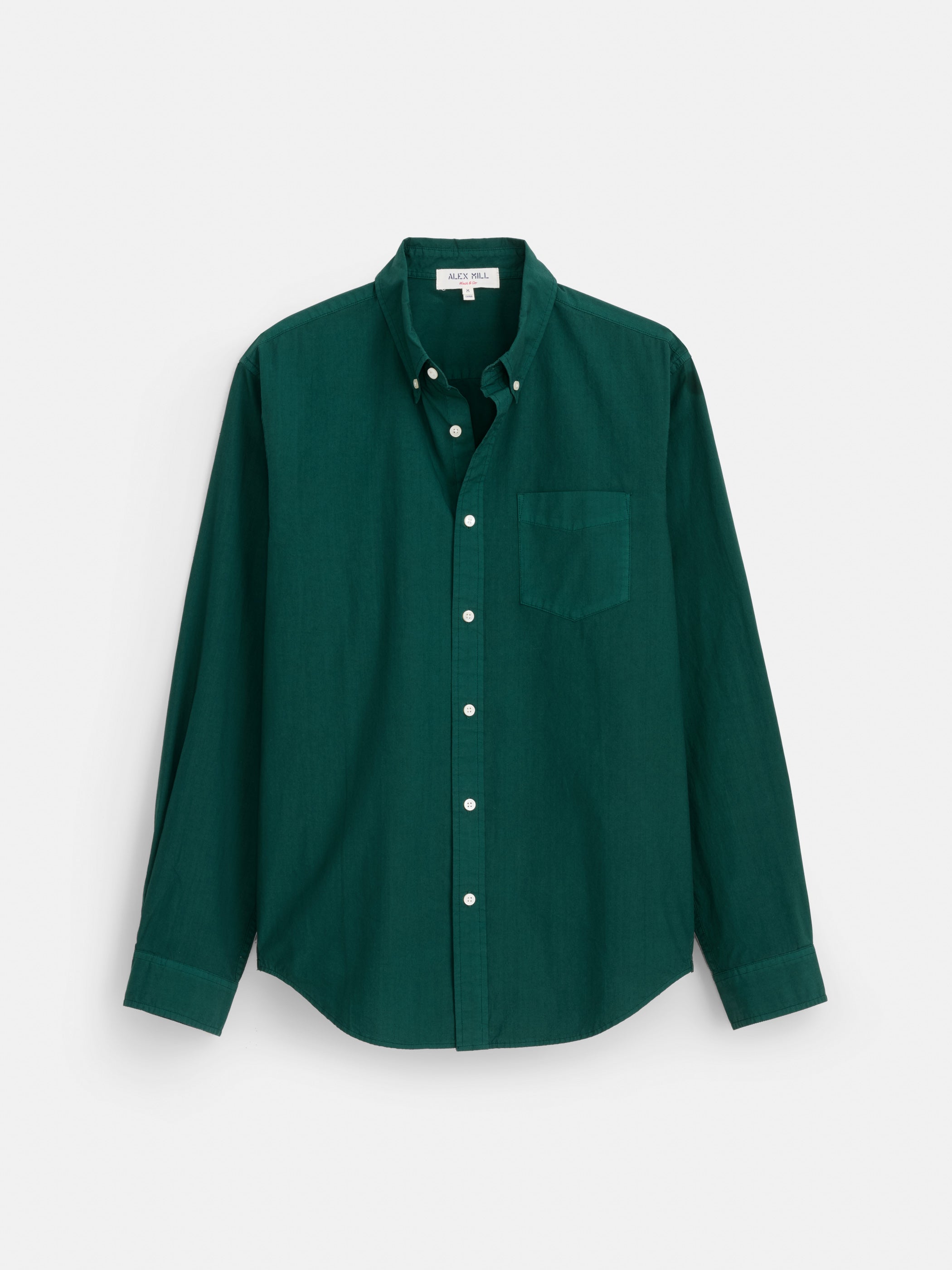 Mill Shirt In Cotton Poplin