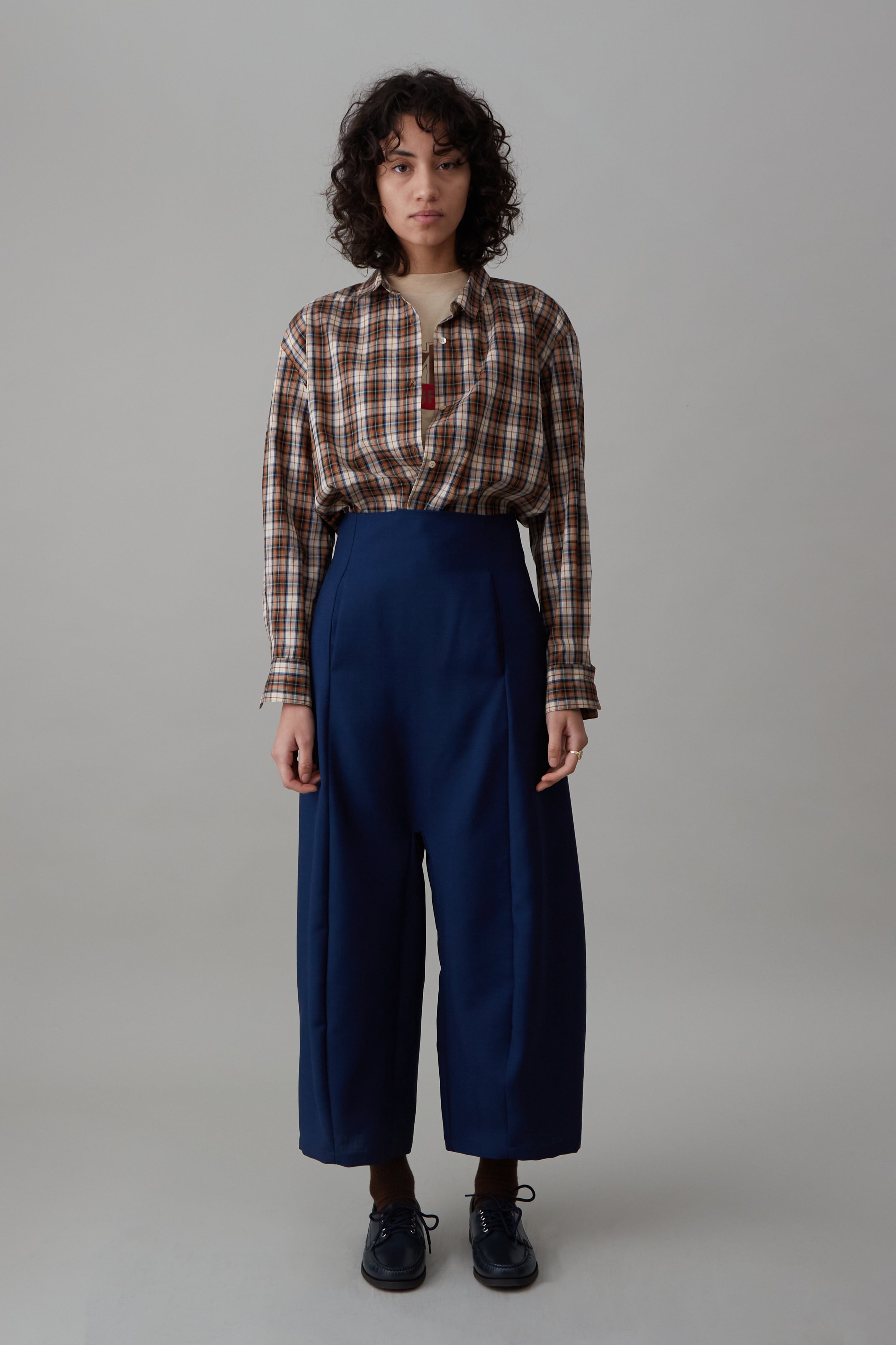 MORGAN PANT | MARINE TROPICAL WOOL