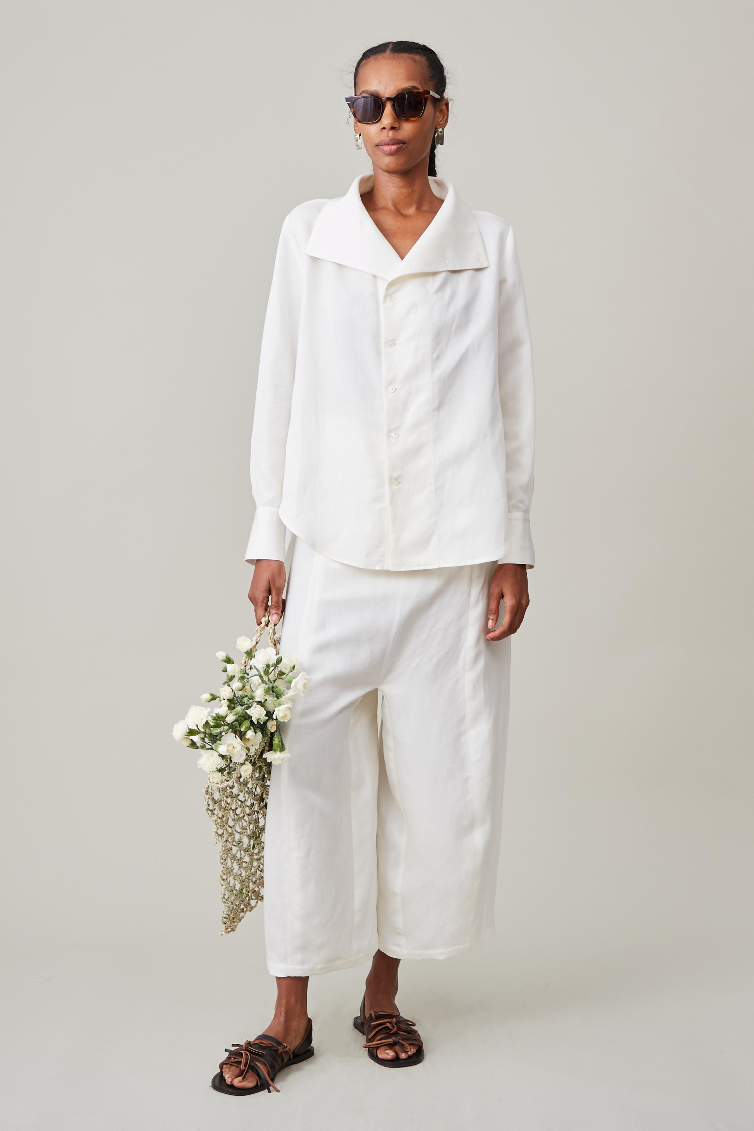 MORGAN PANT | CREAM TENCEL LINEN
