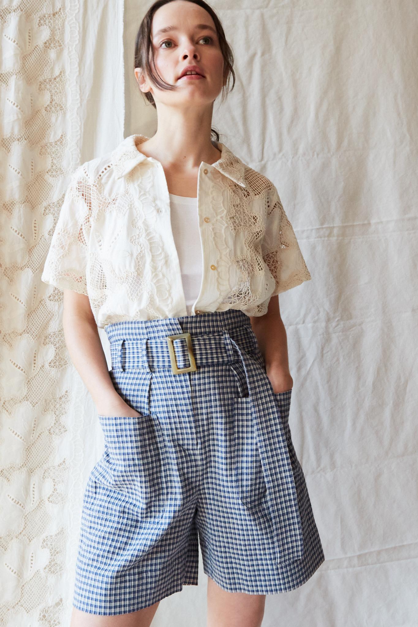 DEVON SHORT | NAVY MINI PLAID